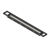 41-130-0 MODULAR SOLUTIONS TIE PLATE 45MM X 180MM<BR>CREATES RIGHT ANGLE, MOUNTING HARDWARE NOT INCLUDED